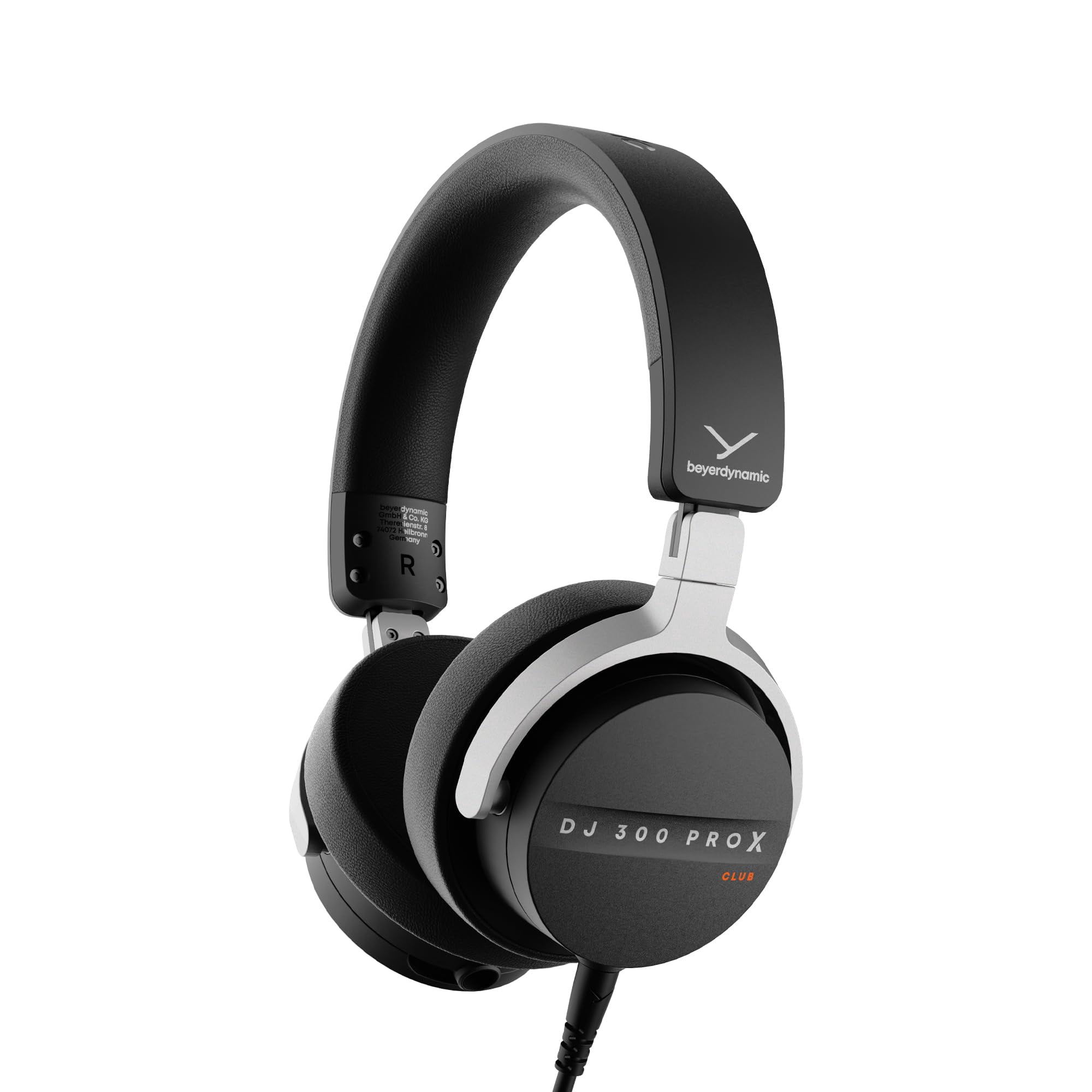 Auriculares Beyerdynamic Dj 300 Pro X Club Con Controlador De 45 Mm, Color Negro
