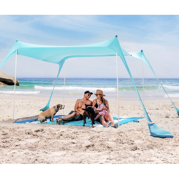 Refugio para carpa de playa SUN NINJA con protección UPF50+