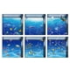 thumbnail image 1 of 6 unids 13x13cm efecto 3d antideslizante impermeable ba?era pegatina peces, 1 of 5