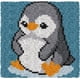 thumbnail image 1 of Kit de Tapete con Gancho YP Pingüino 30x30 cm DIY, 1 of 7