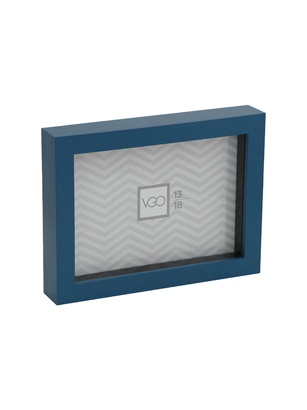 Vgo - Marco 10X15 Plastico Shadow Box Azul