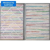 Bajada De Cama Algodon 60X90Cm Surtido Chindi Reciclado  Mainstays