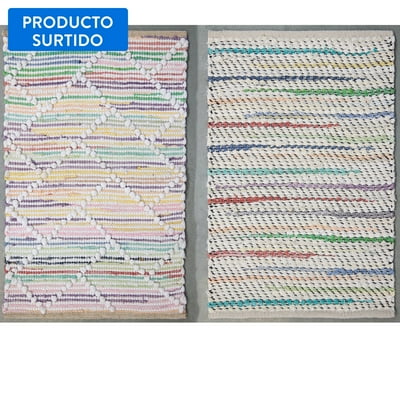 Bajada De Cama Algodon 60X90Cm Surtido Chindi Reciclado Mainstays