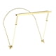 thumbnail image 4 of Soporte De Armónica Soporte De Cuello Profesional Ajustable Dorado Para 24 Agujeros, 4 of 5