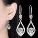 thumbnail image 2 of Aros Mujer Gota De Plata Esterlina, 2 of 3