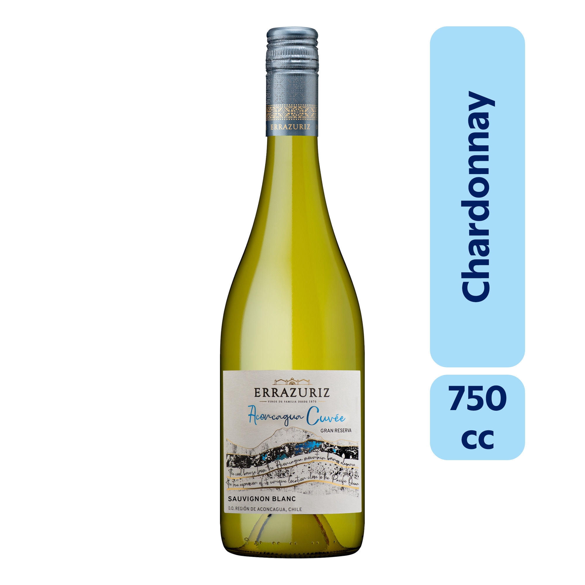 Vino Blanco Sauvignon Blanc Gran Reserva Aconcagua Cuvée 12° Botella