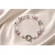 thumbnail image 1 of Pulsera Mallorca 8mm 19cm Broche Timón Plateado Mix Perlas Multicolor 19 Cm, 1 of 8