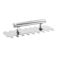 Ioensy - Paleta De Acabado Con Peine, Paleta De Enlucido Manual De Acero Para Suelo De Pared, 30Cm