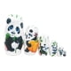 thumbnail image 4 of Muñecas rusas Matryoshka, muñecas anidadas, ilustraciones fáciles de abrir, regalo de cumpleaños, adorno, juguetes apilables de madera para estante de, 4 of 5