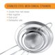 thumbnail image 3 of Juego de coladores U.S. Kitchen Supply de acero inoxidable de 3, 4 y 5,5 cm, 3 of 7