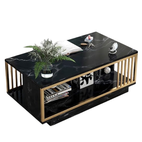 Crusec - Mesa De Centro Sala De Estar 120x60x40 Hogar Living Moderna