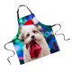 thumbnail image 1 of Delantal de Navidad Unisex Cocina Babero Delantal Cuello Ajustable Cocinar CA5345R, 1 of 5