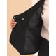 thumbnail image 5 of Chaleco de Traje Escolar para Mujer de Talla Grande Agnes Orinda, Doble Botonadura, Cuello Vintage con Solapa, Chaleco Elegante con 2 Bolsillos 4X Negro, 5 of 6