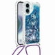 thumbnail image 1 of Funda FOXDOCK para iPhone 16 con Cuerda Ajustable, Brillo Líquido, Protección Antigolpes y Lente – Ideal para Regalo, 1 of 6