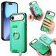 thumbnail image 1 of Funda Magnética Para Iphone Air Con Billetera Y Anillo Protector Resistente Verde, 1 of 6