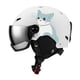 thumbnail image 1 of Casco De Snowboard Utilitario, Fácil De Transportar, Con Visera Deportiva Para Esquiadores Al Aire Libre, Talla M, Color Blanco, 1 of 5