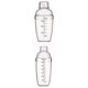 thumbnail image 1 of 2x Coctelera Mate Transparente Botella Bar Pub Fiesta Suministros 350cc 700cc, 1 of 3