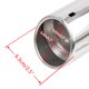 thumbnail image 5 of Unique Bargains 63MM Tubo de Escape Trasero Redondo de Cromo de Acero Inoxidable para Automóvil, se adapta a Diámetros de 1 1/4" a 2", 5 of 6