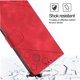 thumbnail image 2 of Funda Cartera para Samsung Galaxy S24 FE con Soporte y Ranuras, Resistente a Golpes y Rayones Rojo, 2 of 5