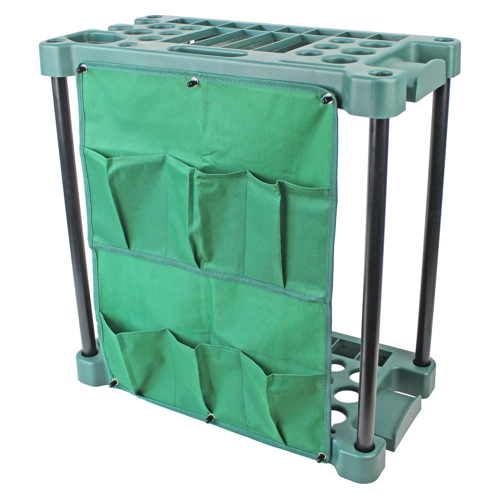 Magideal - Estante Organizador De Herramientas De Jardín, Sostiene Herramientas De Jardín, Estante De Almacenamiento De Garaje, Estante De Herramientas De Jardín