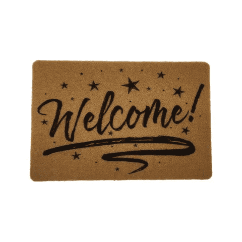 Genérico - Alfombra Limpia Pies Felpudo Welcome