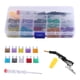 thumbnail image 1 of Kit de 100 fusibles de cuchilla mini surtidos de 2 A a 35 A para coche, camión, SUV, 1 of 8