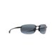 thumbnail image 2 of Gafas de sol Maui Jim Hookipa polarizadas sin montura negro/gris, 2 of 7