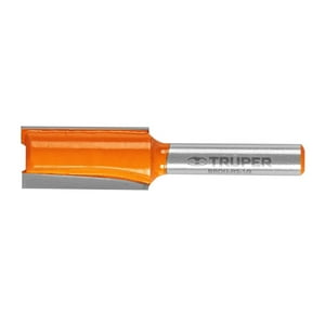 Truper - Fresa Recta 2 Filos 1/2""