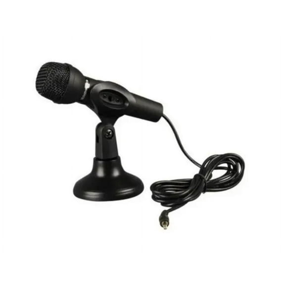 Microfono Plug 3.5 Pc Notebook Con Pedestal Incluido