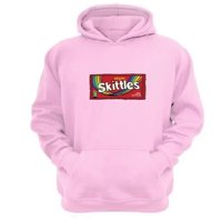 Genérico - Polerón Canguro Skittles Rosa Talla Xl Unisex
