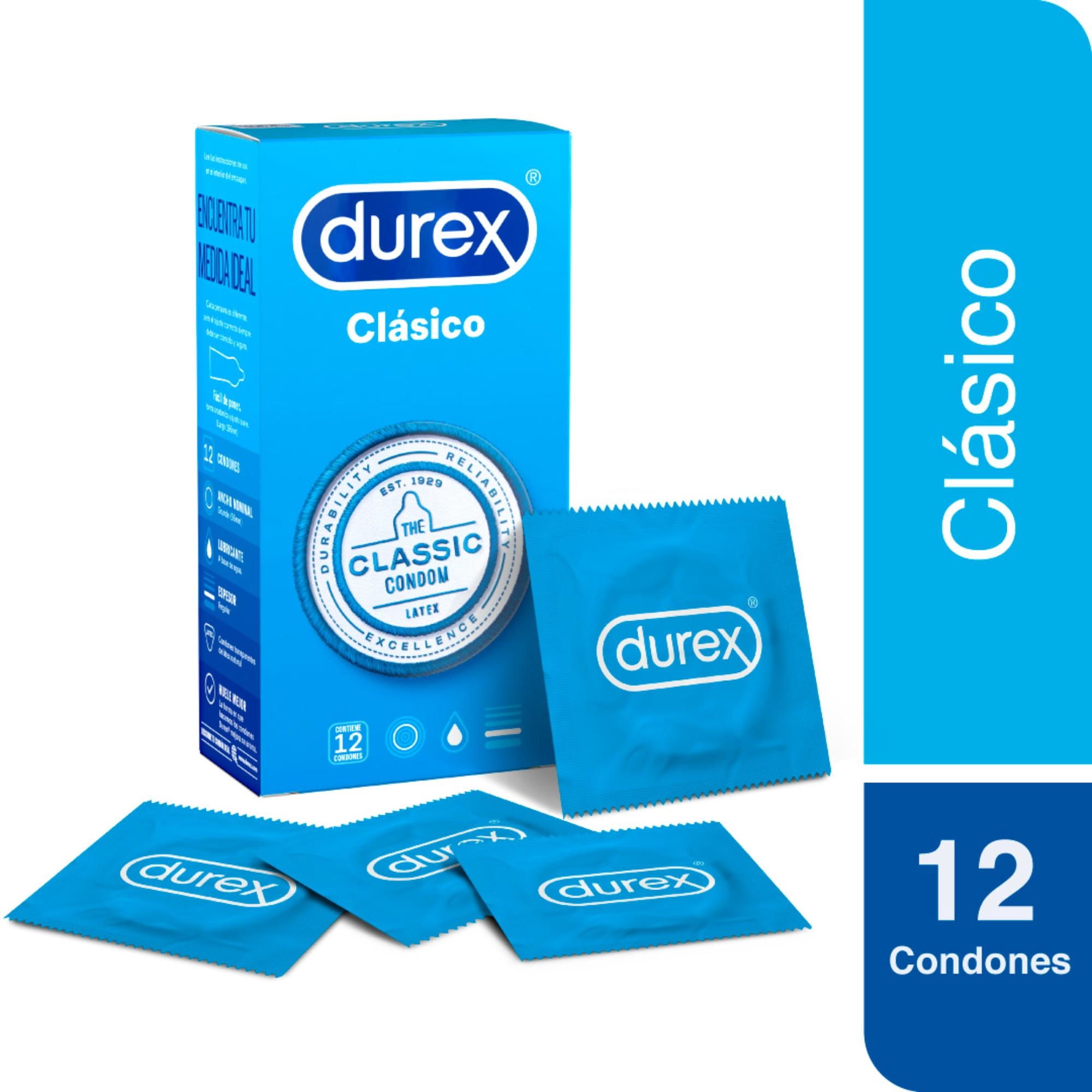 Preservativo Clasico Durex, 12 un
