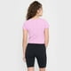 thumbnail image 3 of Polera Niña Teen MC Rib Full Morado Corona, 3 of 5