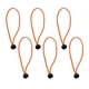 thumbnail image 5 of 6 Piezas De Cuerda Elástica Resistente Para Tienda De Campa?a, Color Naranja, 9.0 In, 5 of 5