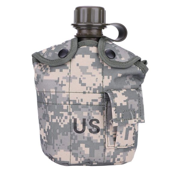 Botella Tbest 1,5 L Verde Militar Acero Inoxidable