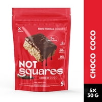Barra De Proteína Notsquare Coco Cubierto En Chocolate 5Un 150 G Notco