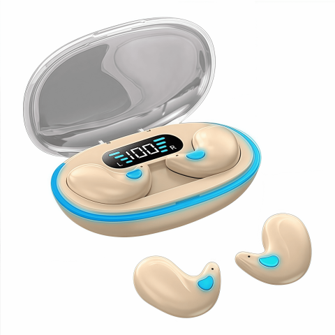 Aaronmei Auriculares Bluetooth Tws X55 Caqui