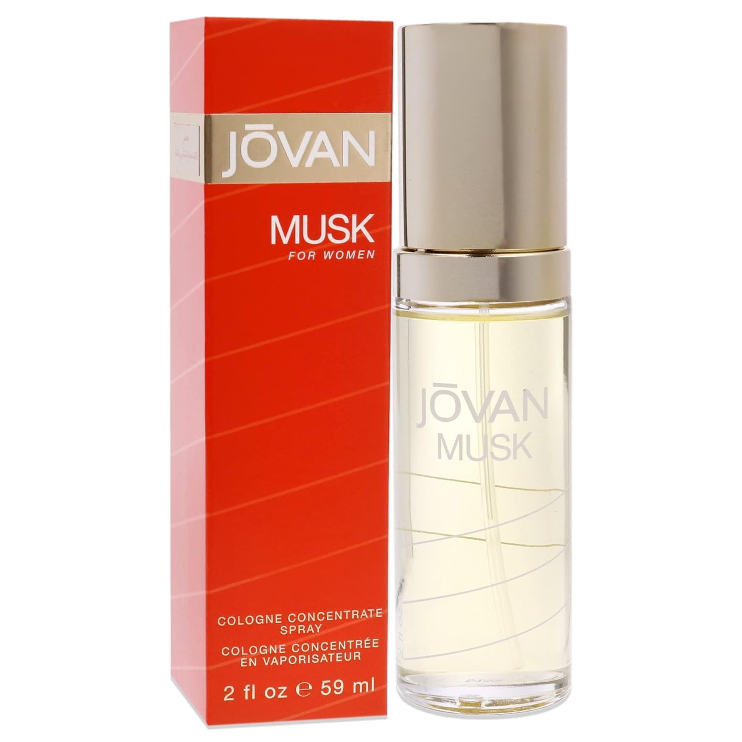 Perfume Jovan Musk Eau De Cologne Concentrado 60 Ml Para Mujer