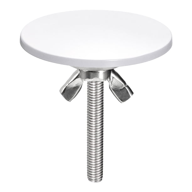 Tapas para agujeros de fregadero de cocina, 1 pieza - Cubierta de agujero de grifo de aleación de zinc, cubierta de agujero de dispensador de jabón para fregadero (blanco)