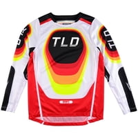 Jersey Troy Lee Designs Gp Pro Reverb Para Niños, Talla Xl, Rojo Y Blanco