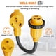 thumbnail image 2 of Cable adaptador MECMO TT-30P a L5-30R de 0,5 m, 125 V, 30 A, 2 of 9