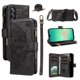 thumbnail image 1 of Para Samsung Galaxy A16 4G/5G Funda Tipo Billetera, 9 Ranuras para Tarjetas Bloqueo RFID Bolso Cruzado Cubierta de Cuero, Bolsillo con Cierre, Correa de Muñeca y Hombro Desmontable, Funda Protectora, 1 of 11