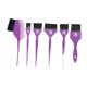 thumbnail image 1 of 6 Piezas Cepillo Para Teñir El Cabello Peine Herramientas Para Teñir El Cabello Peine Para Aplicar El Color Del Cabello Violeta, 1 of 5
