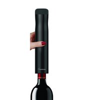 Rabbit - Sacacorchos Eléctrico Para Abrir Botellas De Vino, Diseño De Conejo, Color Negro Brillante