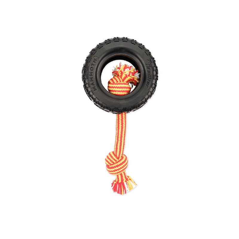 Mammoth - Juguete Interactivo Para Perro Rueda Con Cuerda Tamaño L