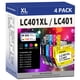 thumbnail image 1 of Cartuchos de Tinta Jeostarky LC401XL Compatibles para Brother, 1 of 7