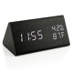 thumbnail image 1 of Despertador OCT17 de madera inteligente LED digital con temperatura y humedad, 1 of 7