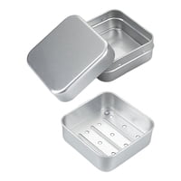 Bothyi - Contenedor De Jabón Portátil, Tarro De Aluminio Para Almacenamiento, Ideal Para Camping, Hotel Y Baño.