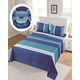 thumbnail image 3 of Juego De Sabanas Con Diseño King Azul, 3 of 4