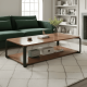 thumbnail image 2 of Centro De Mesa Madera 2 Niveles | Moderna Color Marrón, 2 of 3