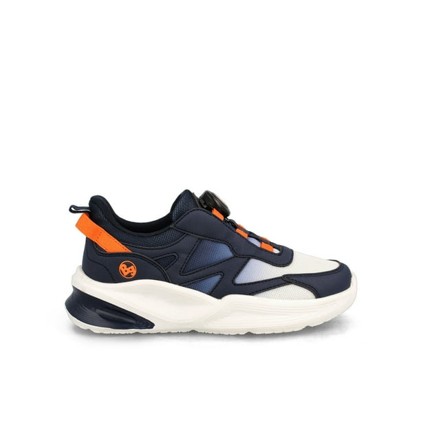 Zapatilla Niño Bubblegummers Dynamic Azul-Naranjo